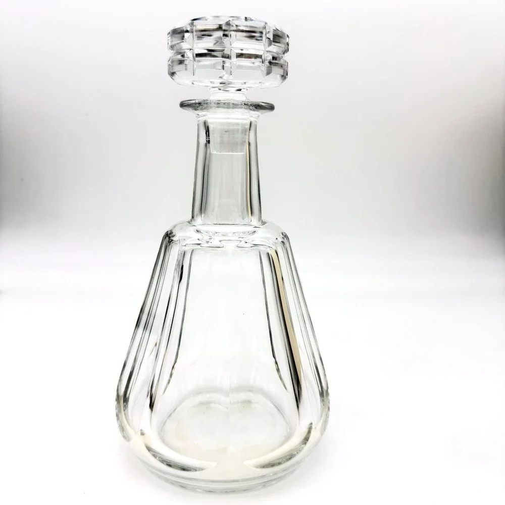 Vintage Baccarat Talleyrand Clear Crystal Liquor Decanter with Stopper 9.25